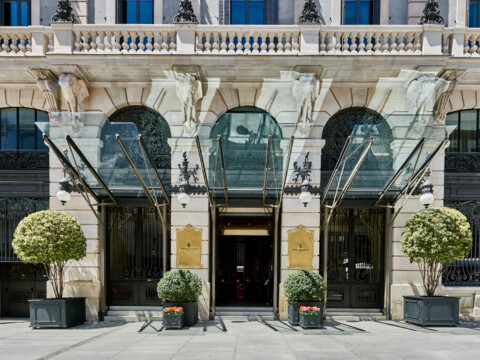 Front Entrance to Four Seasons Hotel Madrid