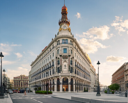 Four Seasons Madrid's Classic Corner Facade