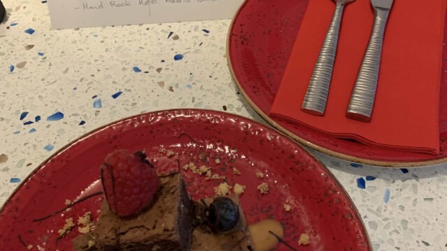 Hard Rock Hotel Madrid - Surprise Guest Room Evening Sweet Amenity.
© 2023 Rob Hard Hard Rock Hotel Madrid - Surprise Guest Room Evening Sweet Amenity