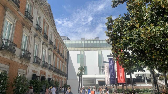 Thyssen Museum in Madrid Exterior