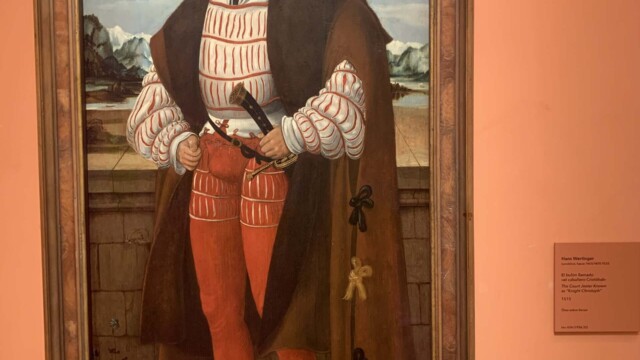 Thyssen Museum in Madrid - Hans Wertinger - The Court Jester Known as -Knight Christoph- (1515)