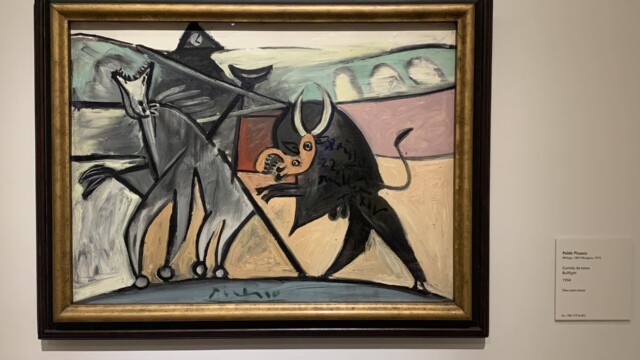 Thyssen Museum in Madrid - Pablo Picasso - Bullfight (1934)