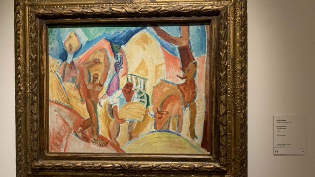 Thyssen Museum in Madrid - Pablo Picasso - The Harvesters (1907)