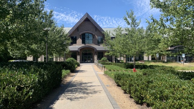 Sierra Nevada Brewing Mills River Taproom Exterior in Ashville, NC. © 2023 Rob Hard Sierra Nevada Brewing Mills River Taproom Exterior in Ashville, NC