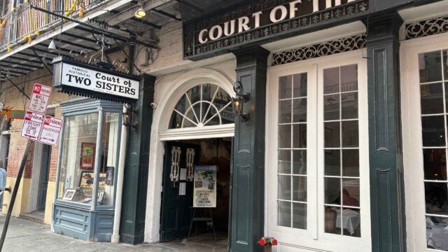 Court of Two Sisters Entrance in New Orleans.
© 2025 Rob Hard Court of Two Sisters Entrance in New Orleans