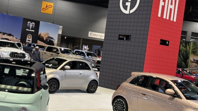 Fiat Exhibit at Chicago Auto Show 2025.
© Rob Hard 2025 Fiat at Chicago Auto Show