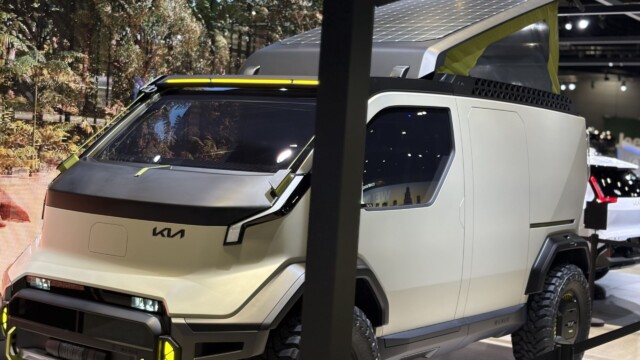 © Rob Hard 2025 Kia PV5 WKNDR Electric Van Concept at Chicago Auto Show 2025