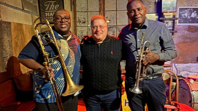 Will Smith and Ronelle Johnson at Preservation Hall in New Orleans with Rob Hard.
© 2025 Rob Hard Will Smith and Ronelle Johnson at Preservation Hall in New Orleans with Rob Hard