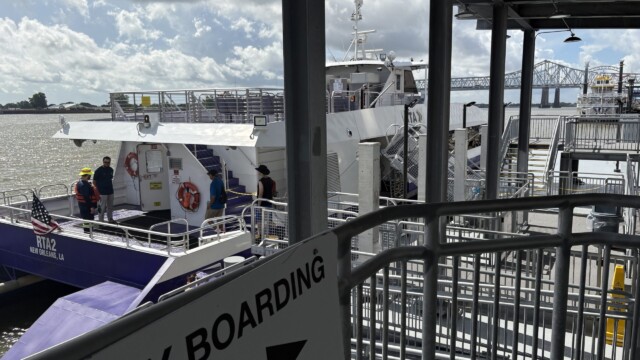 Algiers Ferry in New Orleans. © Rob Hard 2025 Algiers Ferry in New Orleans