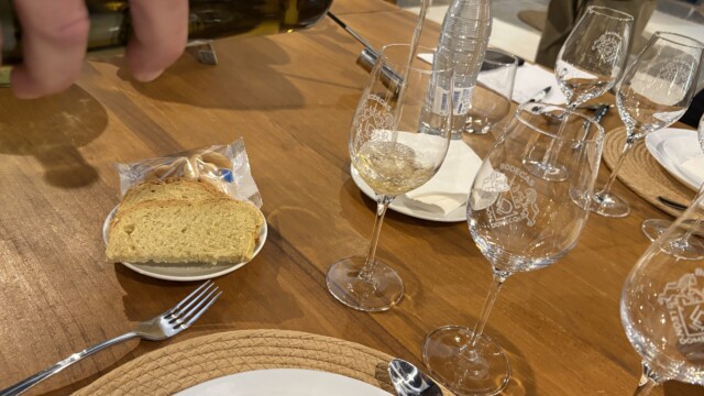Fino Pour at Sherry Wine Tasting