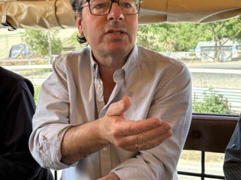 Mauricio Lorente, M.D., owner of the Lorente & Barba Winery