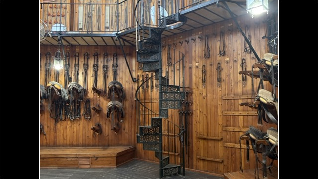 (c) Rob Hard 2026 Royal School of Equestrian Art Tack Room in Jerez Spain