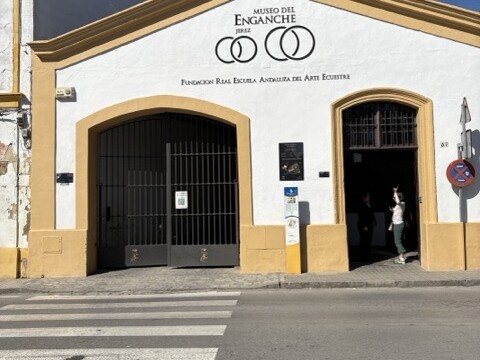 The Royal School of Equestrian Art in Jerez Spain Entrance